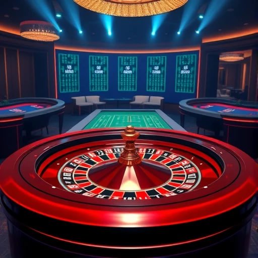 Tampilan meja Live Casino angkasultan dengan dealer langsung